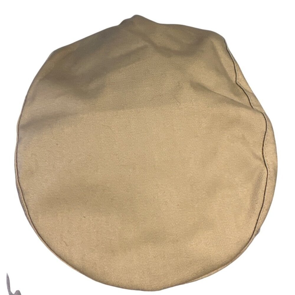 Vintage Trav'ler Country Gentleman Men’s Tan Flat Cap Vintage Adjustable 7 1/2
